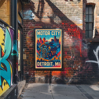 Motor City Detroit, MI Poster