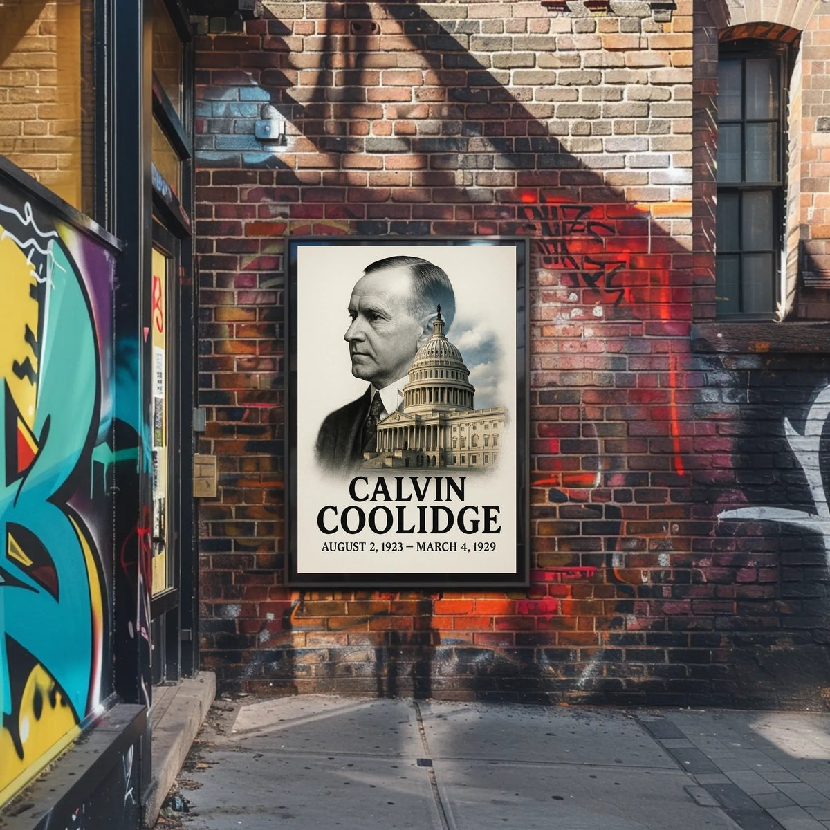 Calvin Coolidge 30th President of the United States Reflections Poster