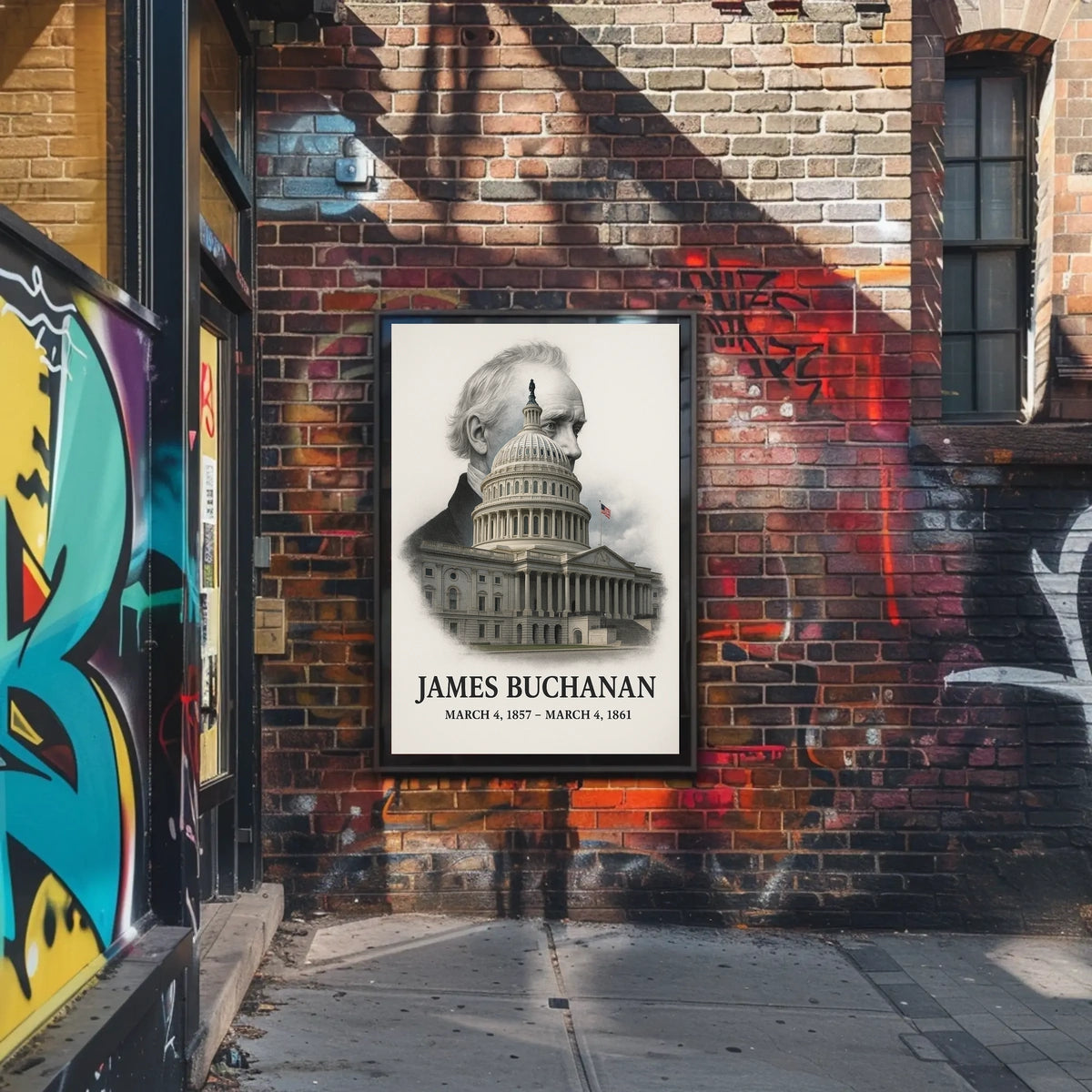 James Buchanan 15th President of the United States Reflections Poster