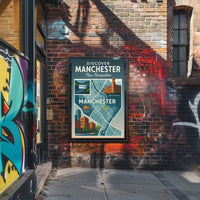 Discover Manchester, New Hampshire Poster PosterGoat