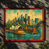 Sydney Skyline Art Poster