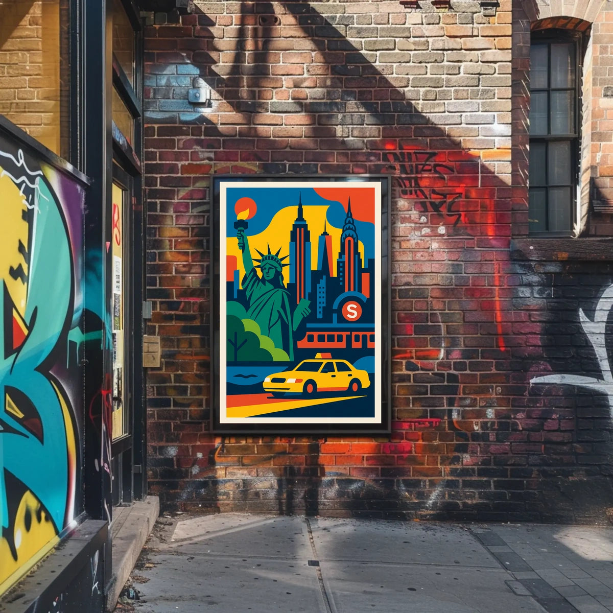 Vibrant New York City Poster