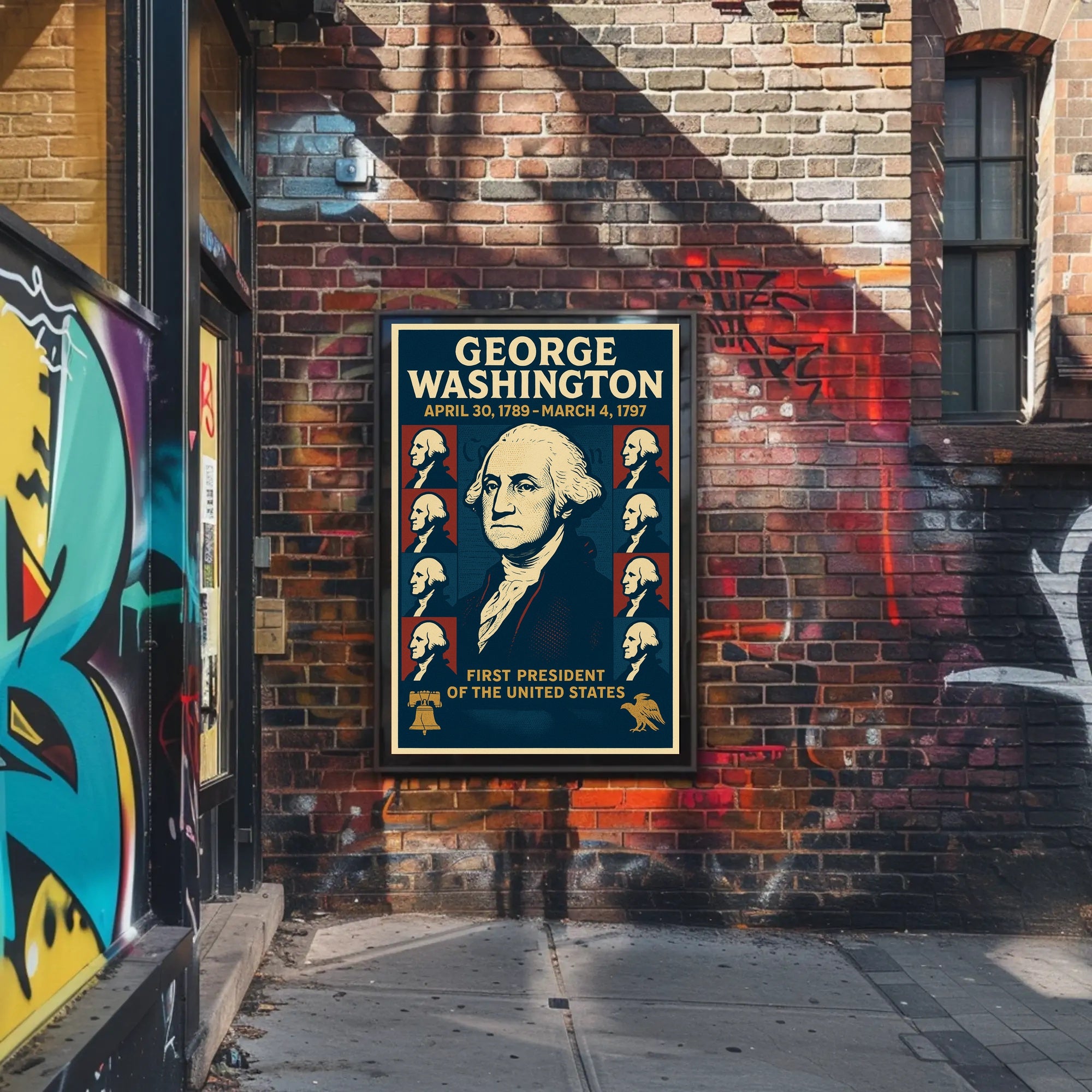 George Washington 1st President Poster PosterGoat