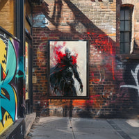 Ethereal Skeleton Warrior Dark Fantasy Art Poster PosterGoat