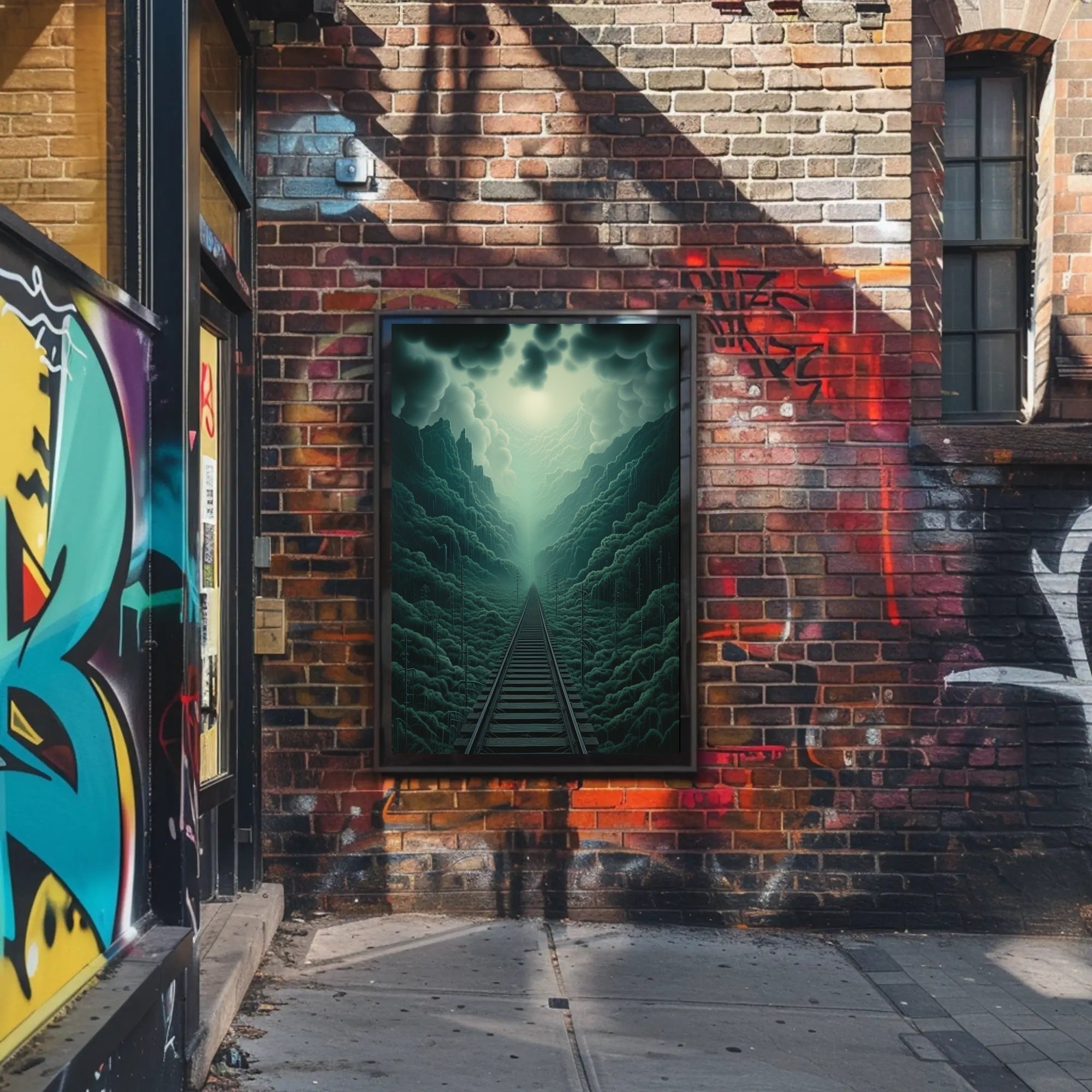 Journey Through The Misty Mountains Poster