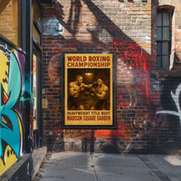 World Boxing Championship Poster