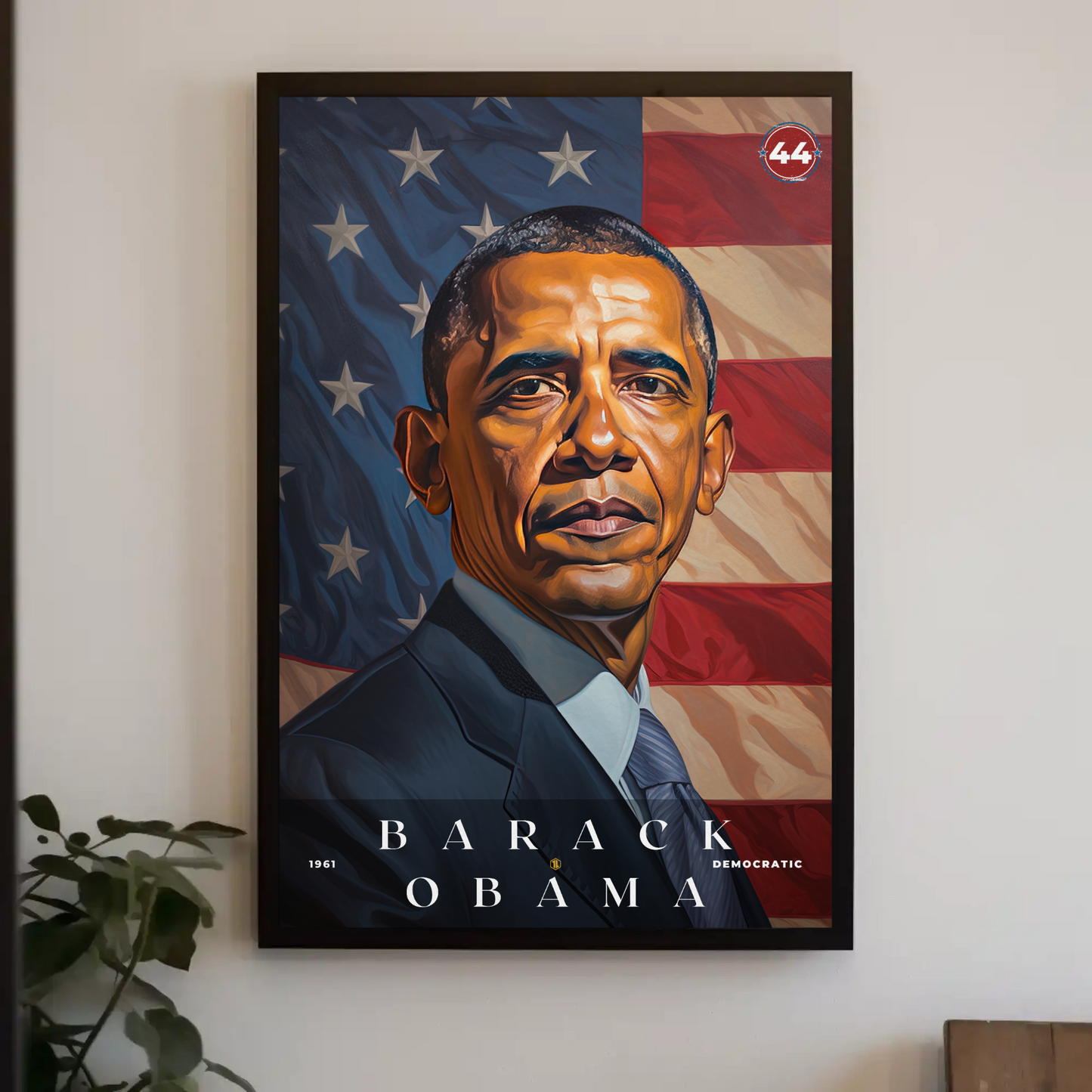 Barack Obama 44th President Of The United States Portrait