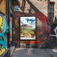 Great Basin Watercolor Wall Art Poster
