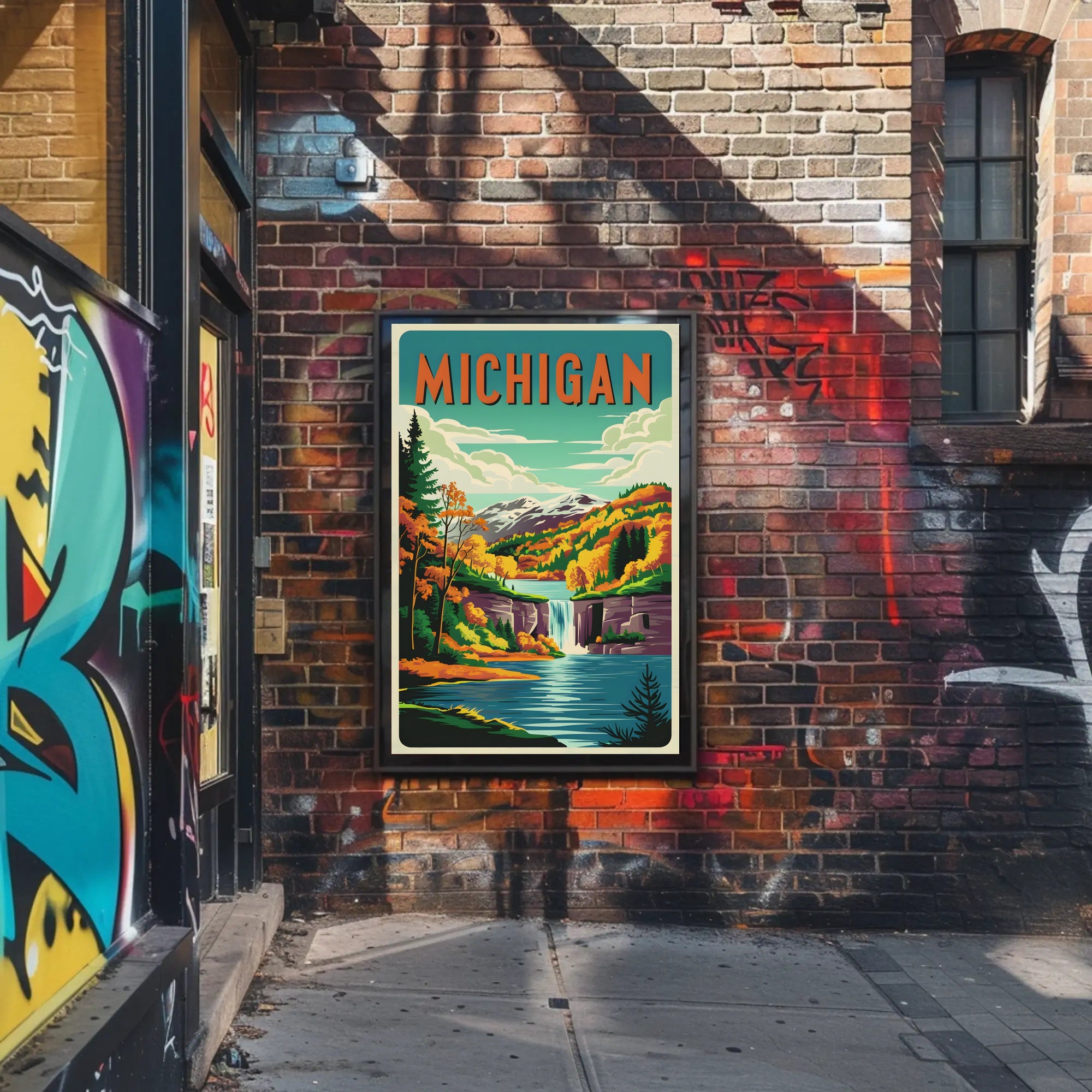 Michigan's Scenic Beauty Poster