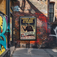 World War II Transportation Support WWII Poster