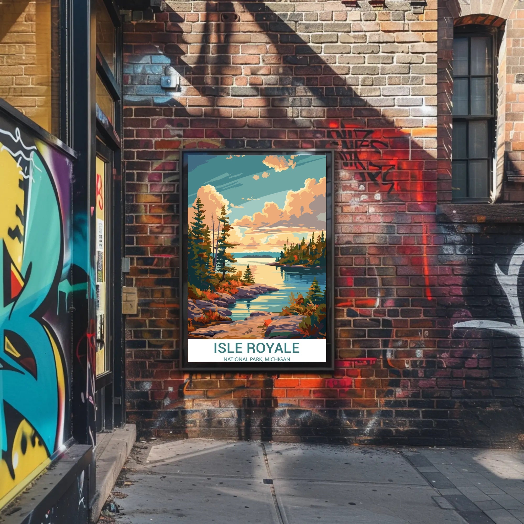 Isle Royale Tranquil Scene National Park Poster