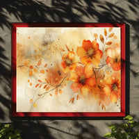 Autumn Blossom Artistry Poster