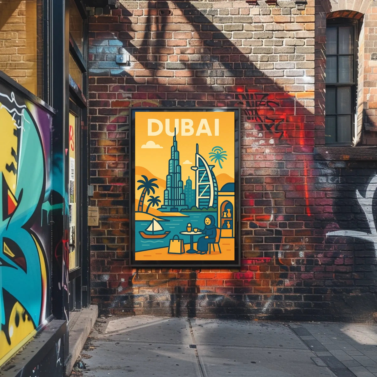 Discover Dubai Poster Iconic Skyline For Luxury Home Decor