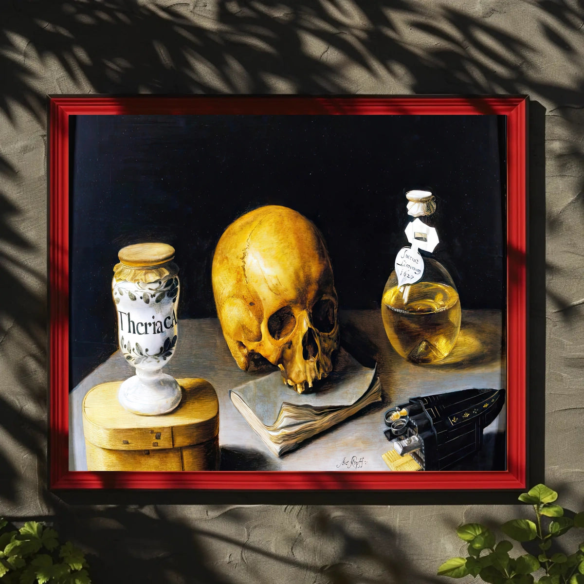 Memento Mori Still Life Dutch Golden Age Artistic Poster