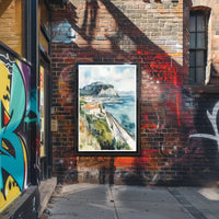 Coastal Landscape Painting Poster PosterGoat