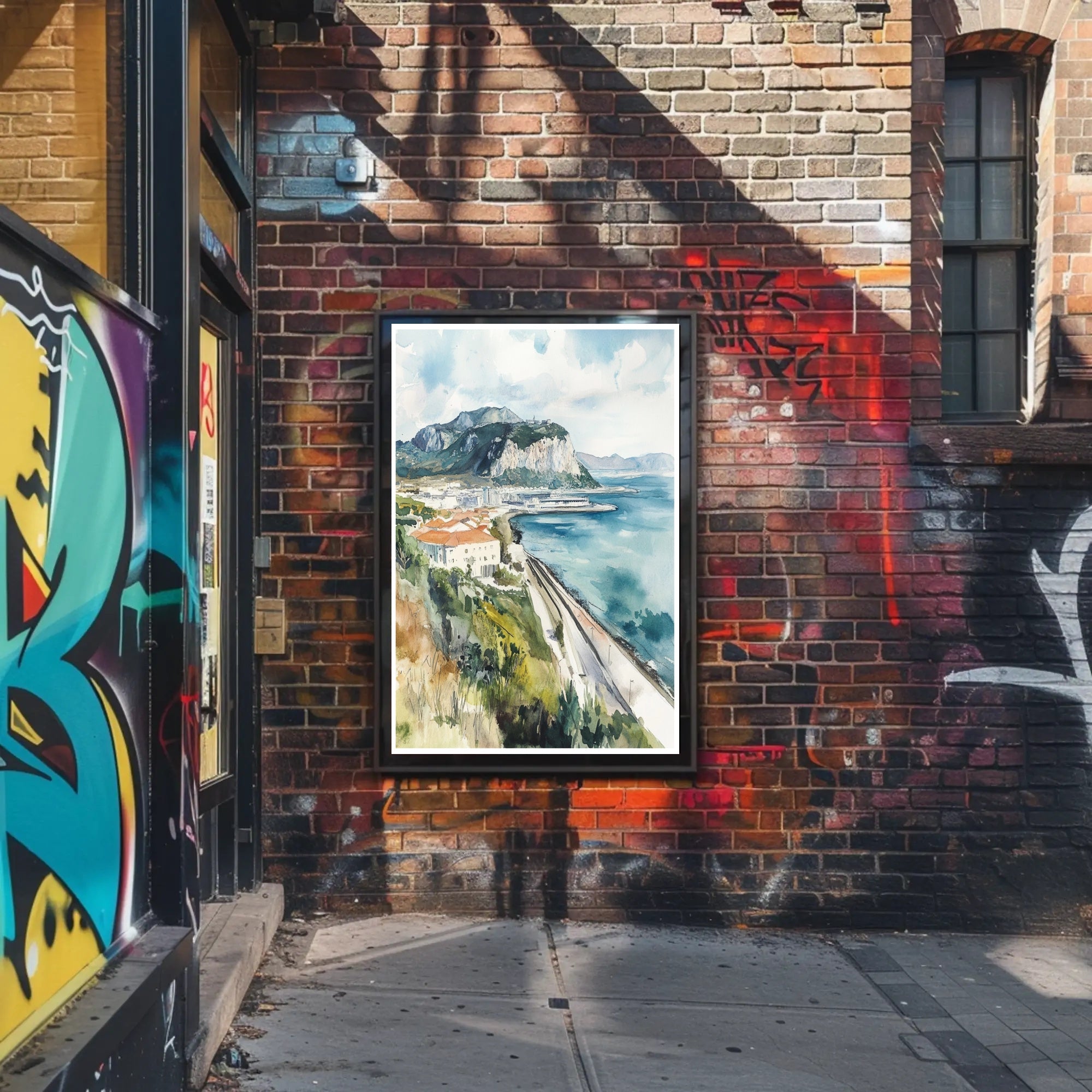 Coastal Landscape Painting Poster PosterGoat