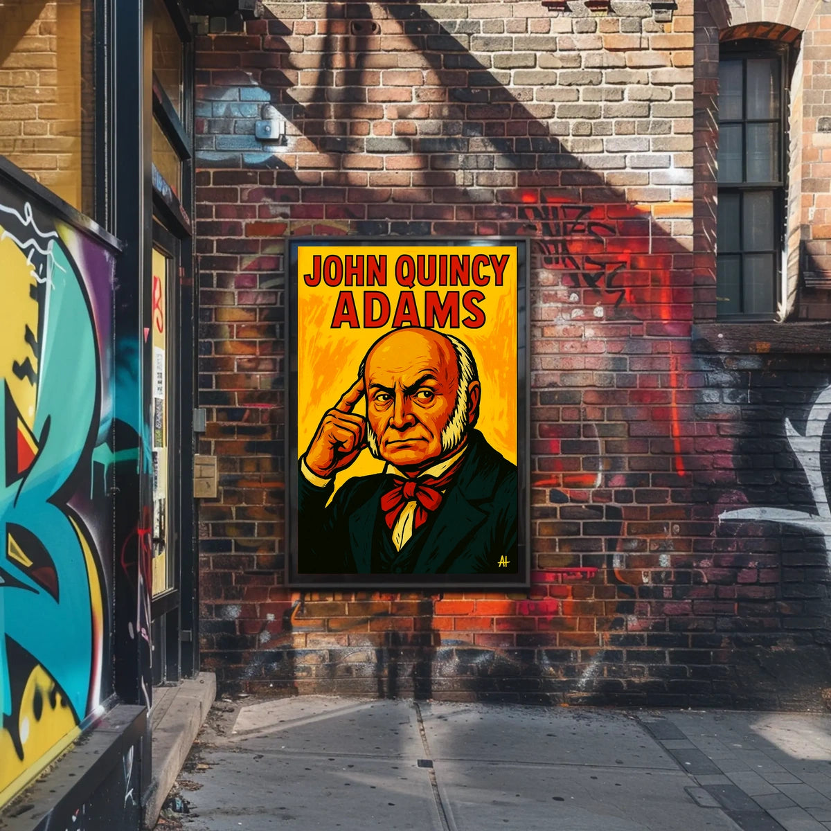 John Quincy Adams Classic Heritage Poster