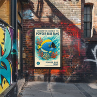 Discover the Charm of the Powder Blue Tang Poster