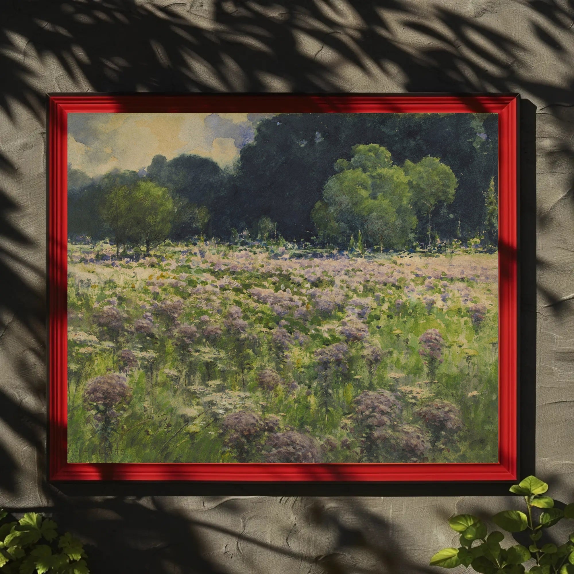 Tranquil Meadow Landscape Poster