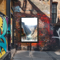 Black Canyon of the Gunnison Watercolor Wall Art Poster