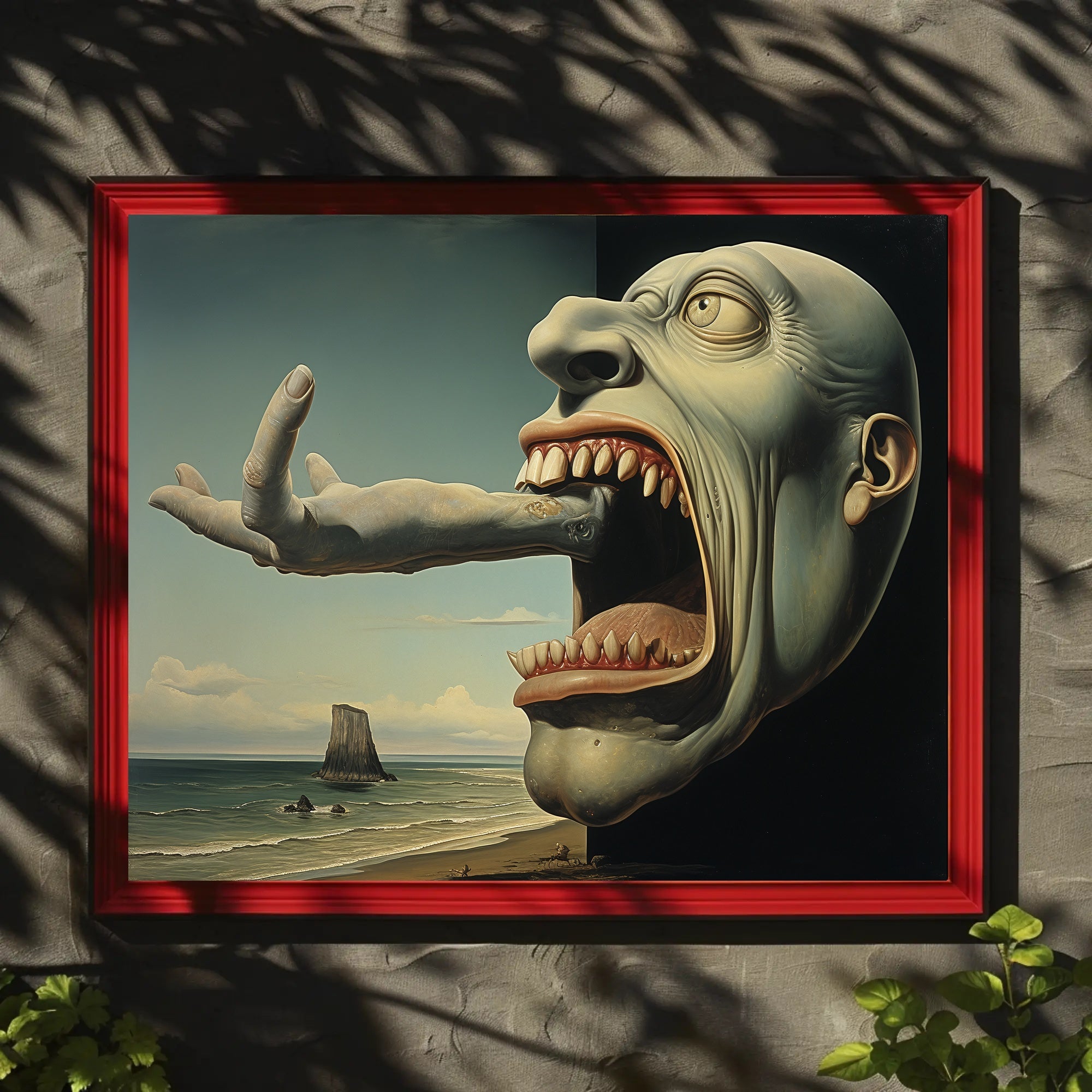 Surreal Coastal Grotesque Fantasy or Mythology Poster