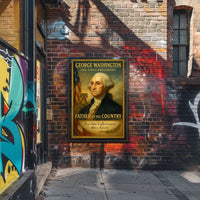 George Washington Patriotic Historical Presidential Poster