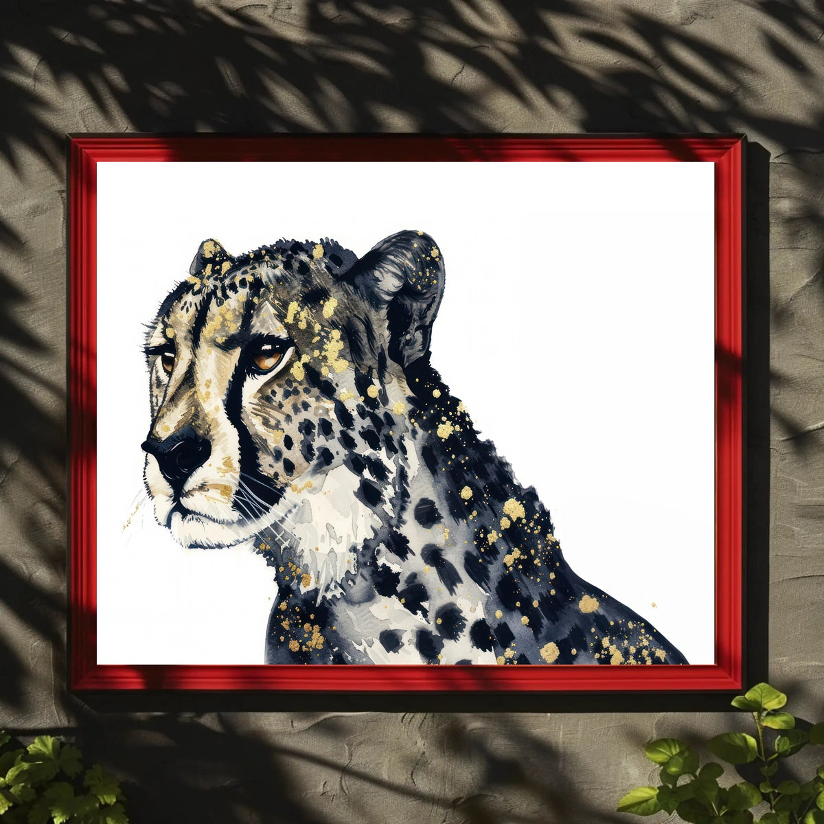 Majestic Cheetah Art Poster