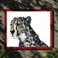 Majestic Cheetah Art Poster
