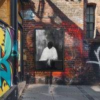 Haunting Faceless Figure in Surrealism Abstract Artistic Poster PosterGoat