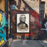 James K. Polk 11th President of the United States Reflections Poster