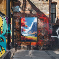 Vintage Car Mid-20th Century Art Deco Poster