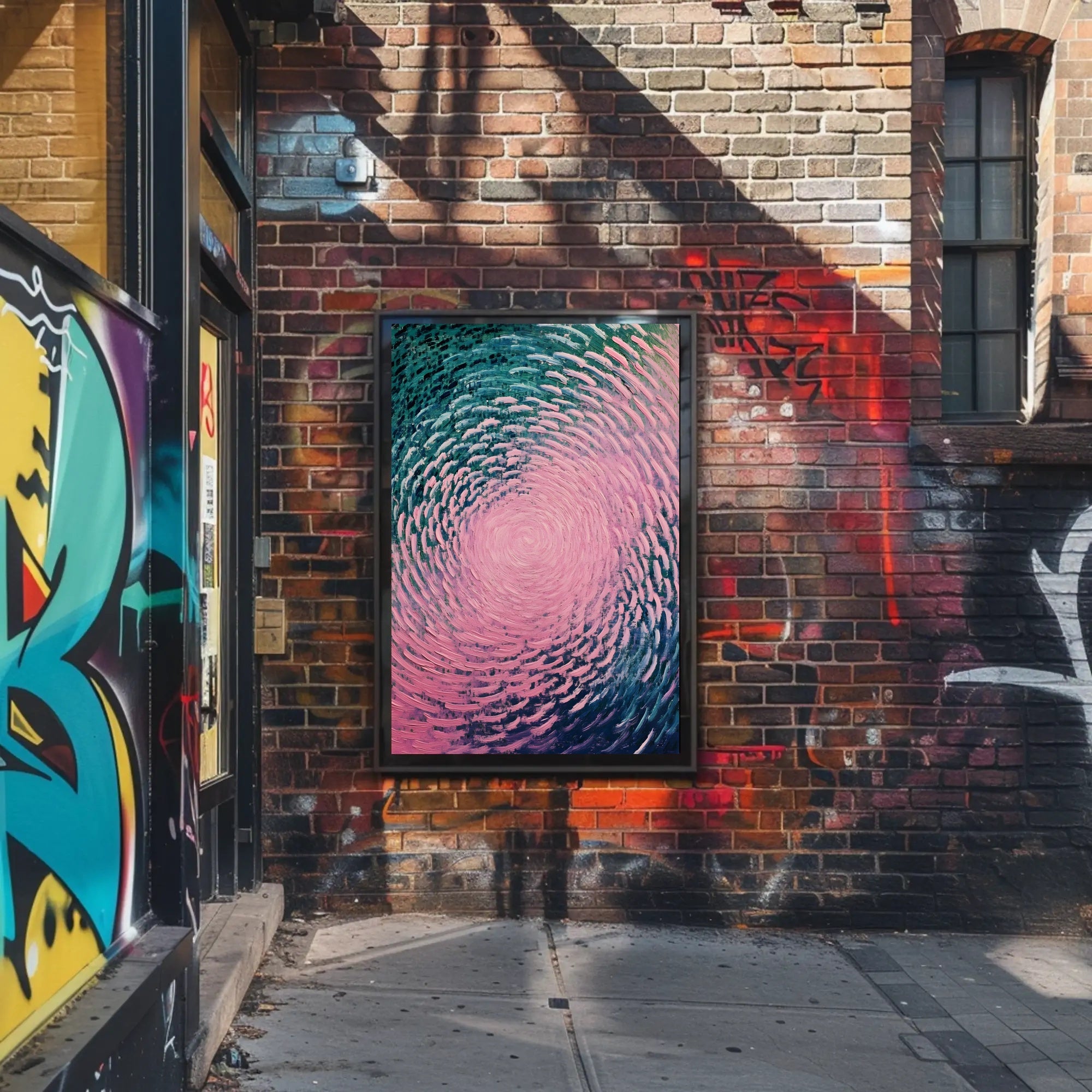 Swirling Colors Abstract Poster Art Print