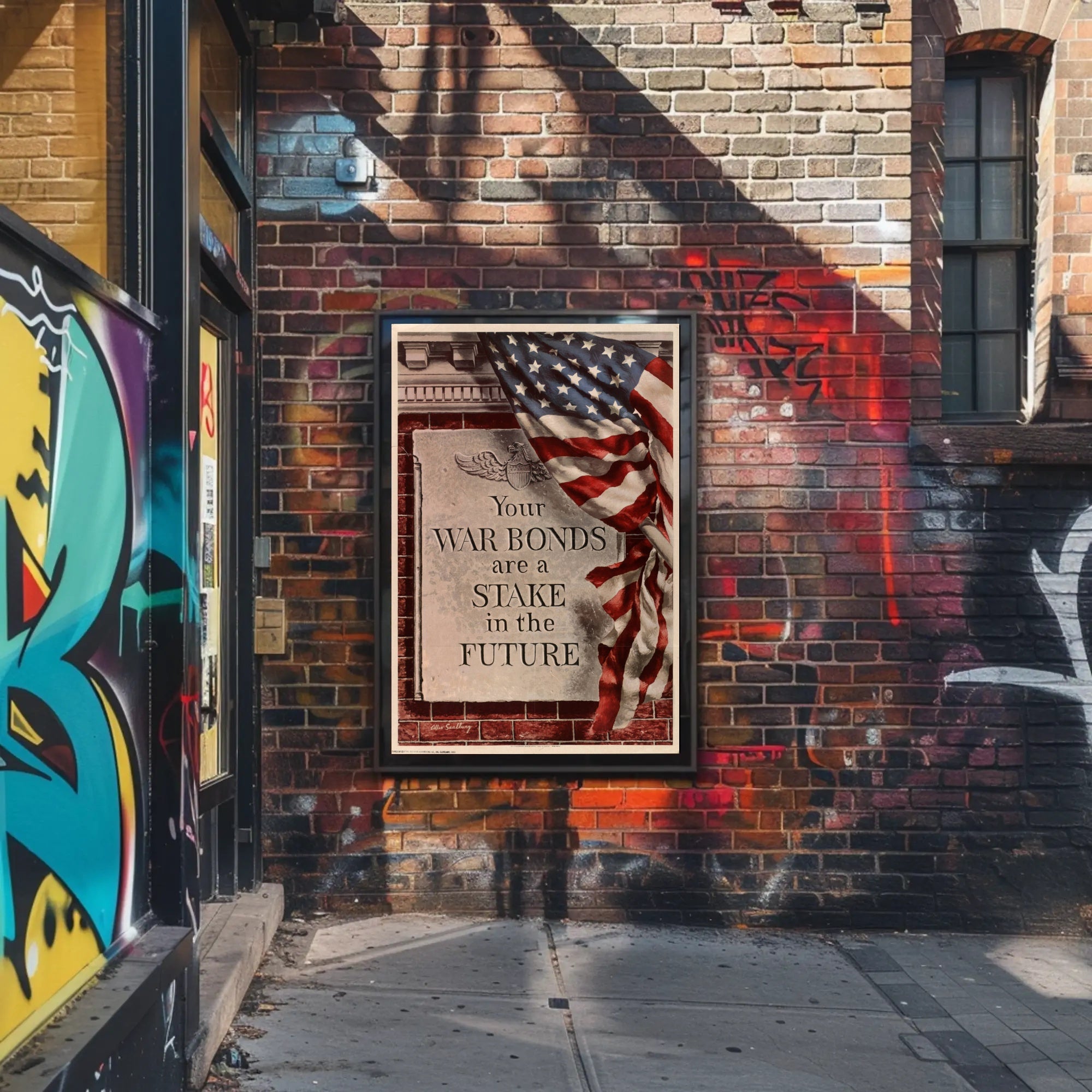 War Bonds: A Stake in the Future Poster PosterGoat