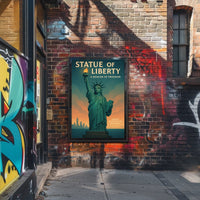 Statue Of Liberty Cultural Heritage Poster Vintage Wall Art