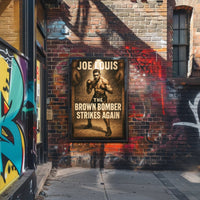 Joe Louis The Brown Bomber Poster PosterGoat