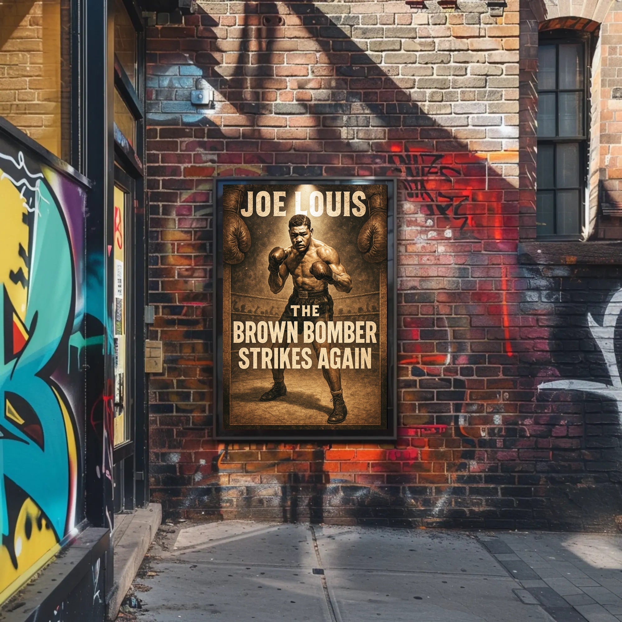 Joe Louis The Brown Bomber Poster PosterGoat