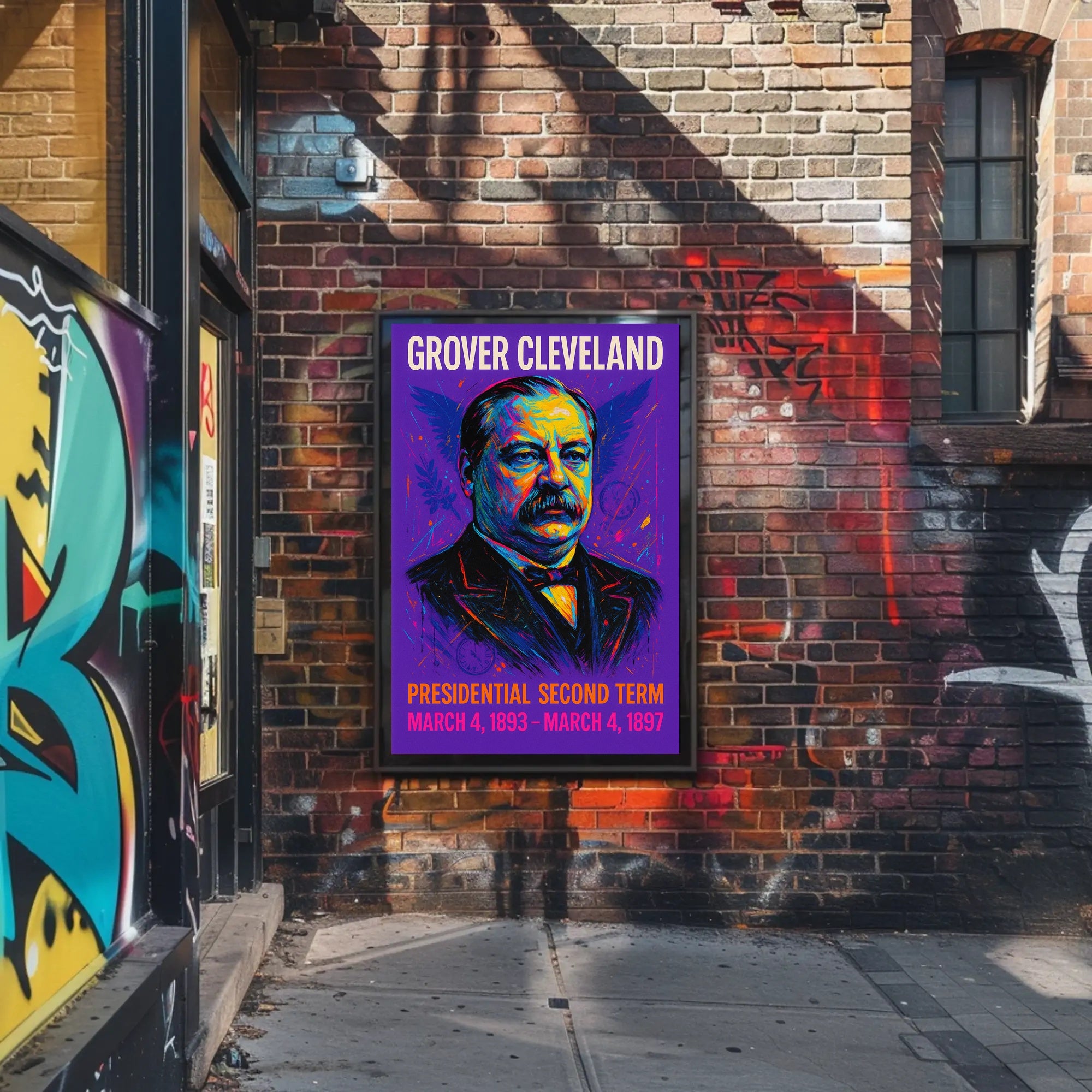 Grover Cleveland Presidential Second Poster