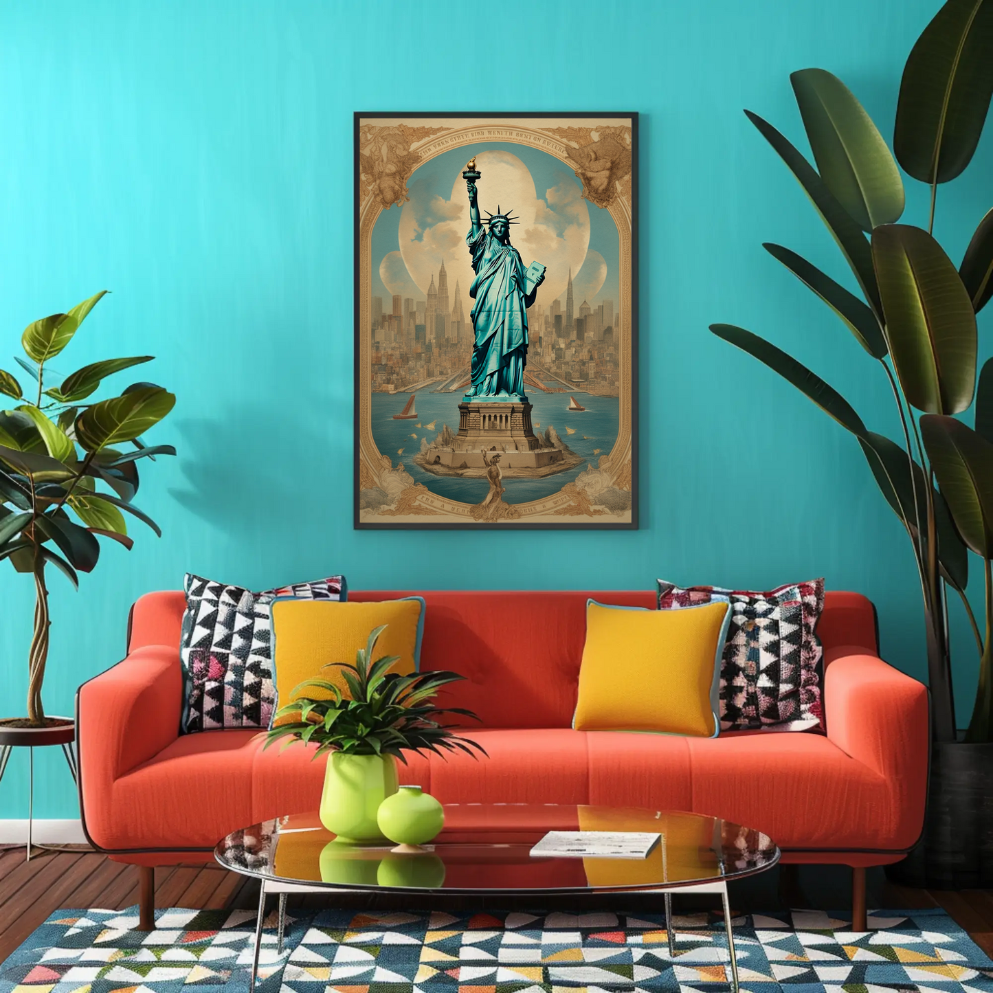 Statue of Liberty Vintage Poster