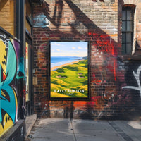 Ballybunion Coastal Golf Course Scenic Travel Poster