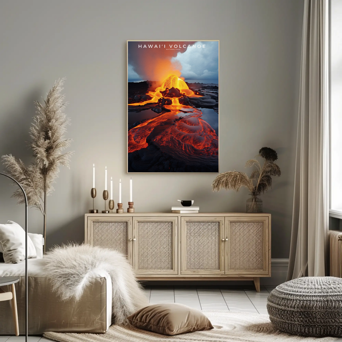 Hawaii Volcanoes National Park Poster