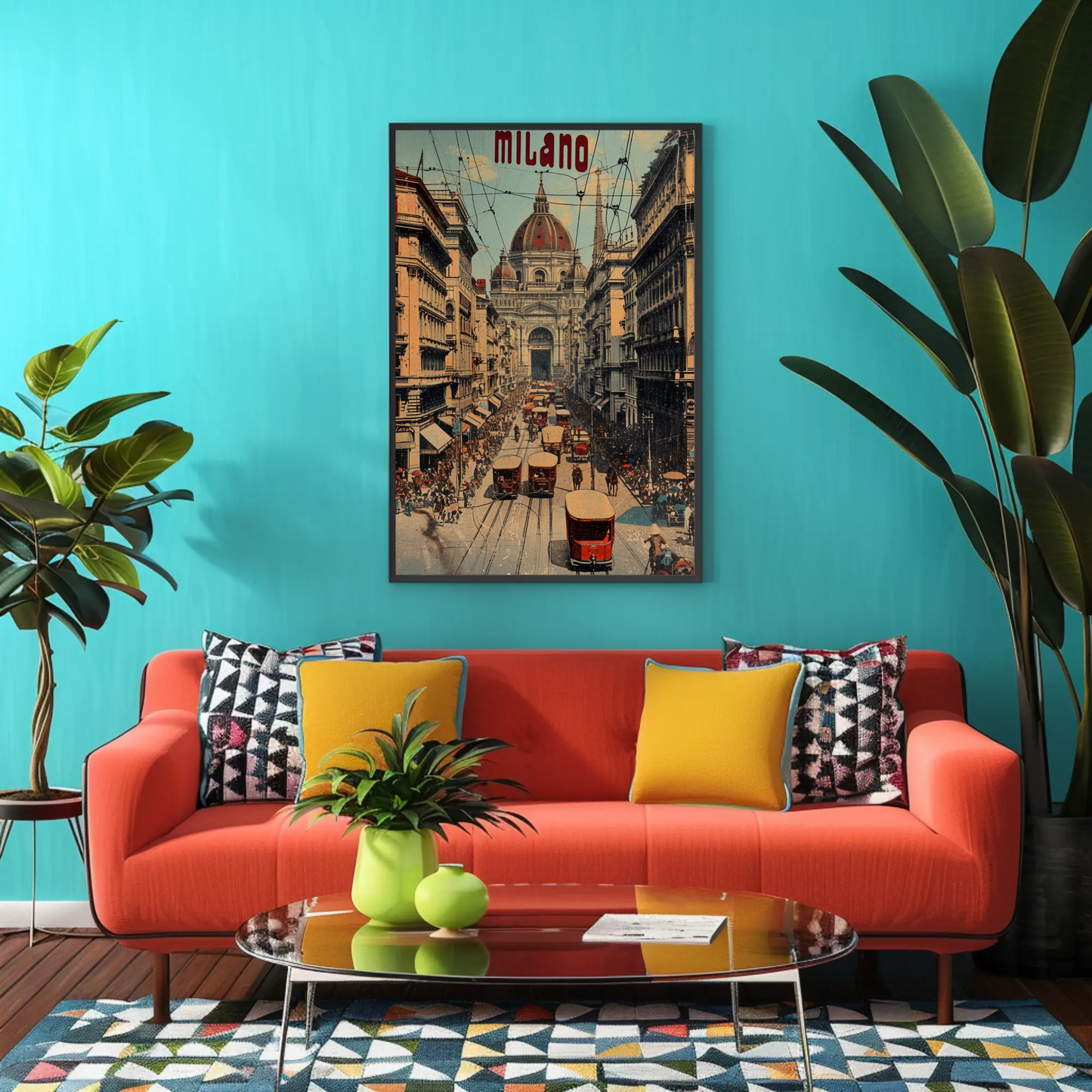 Milano Vintage Poster