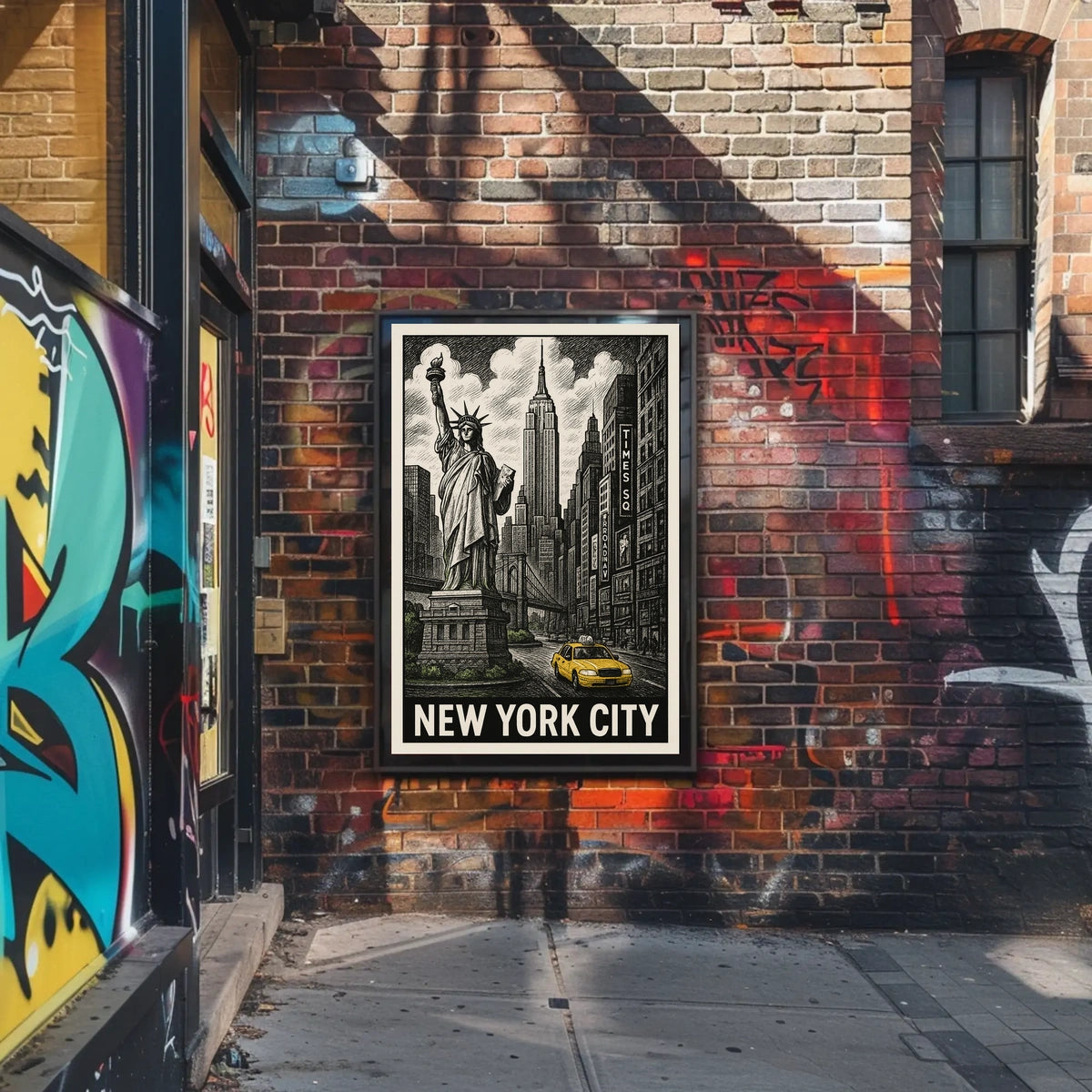 Iconic New York City Poster For Urban Decor Enthusiasts