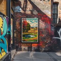 Nebraska Landscape Poster