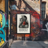 Franklin D. Roosevelt 32nd President of the United States Reflections Poster
