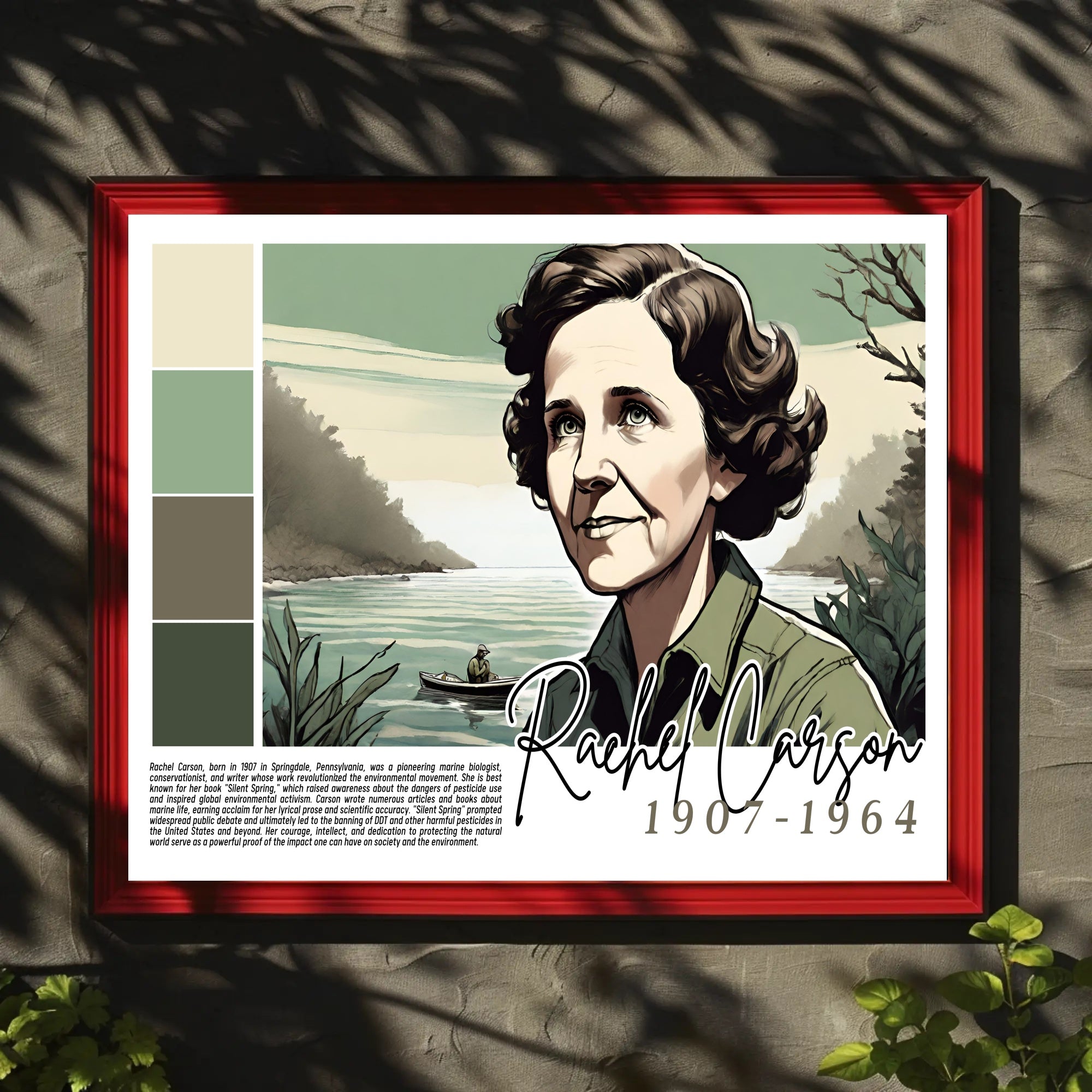 Rachel Carson: Legacy of Environmental Impact Poster