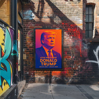 Trump Visionary Collector Vibrant Hues Pop Art Poster