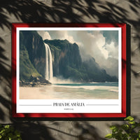 Serene Portugal Coastal Escape Travel Poster