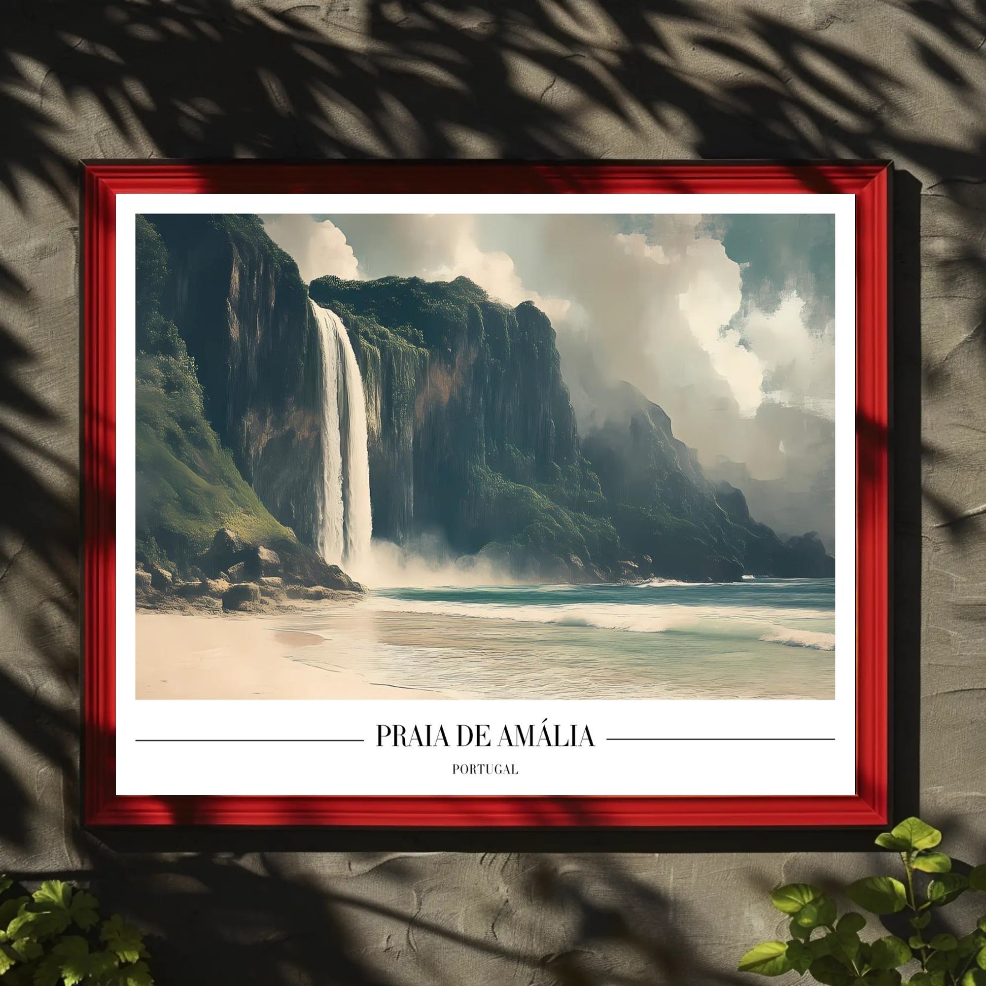 Serene Portugal Coastal Escape Travel Poster