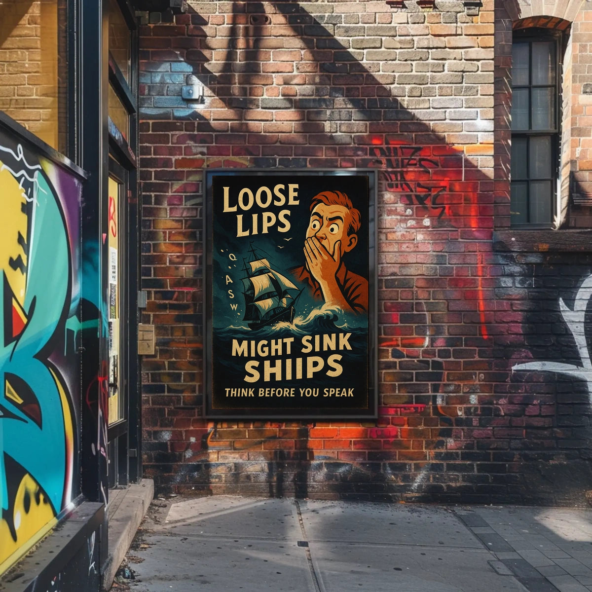 Loose Lips Might Sink Ships Poster