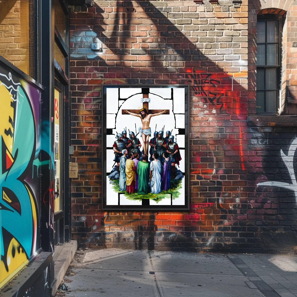 The Crucifixion Scene Poster